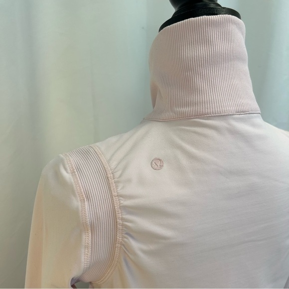 LULULEMON light pink coral pink reversible jacket Sz 4 - Picture 4 of 9